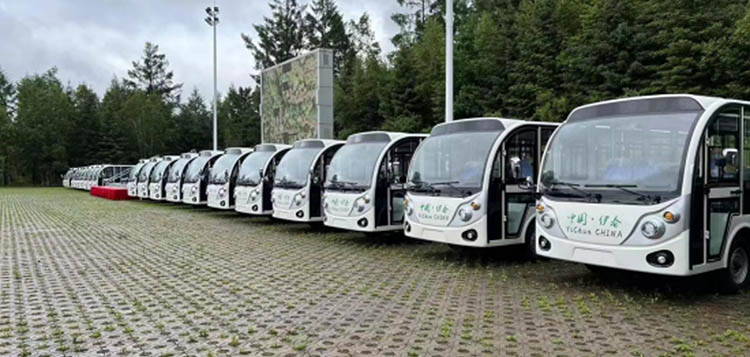 黑龍江·伊春林海奇石景區觀光車案例 黑龍江·伊春林海奇石景區觀光車案例